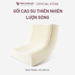 Gối Nằm Cao Su Lượn Sóng Thuần Việt Relax